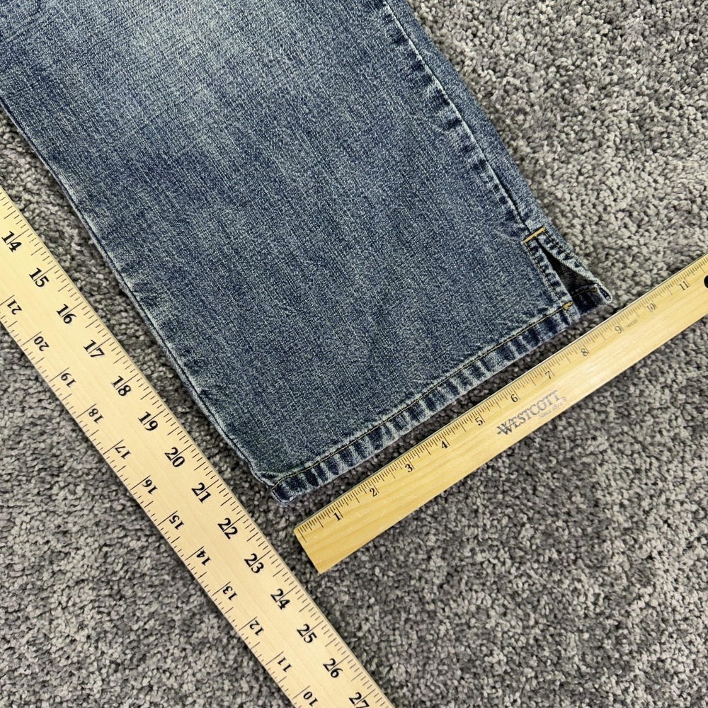 BKE Jeans Womens 31 Blue Sunset Capri Crop Denim Medium Wash Casual Logo City - Picture 5 of 10